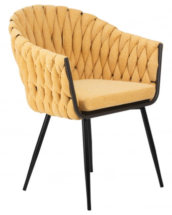Стул обеденный ДОБРИН МАТИЛДЭ Желтая ткань ЛАР 275-8 / DOBRIN MATILDA LAR_1
