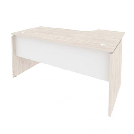 Стол эргономичный левый ОНИКС О.СА-1Л Денвер Светлый/Белый / ONIX O.SA-1L_0