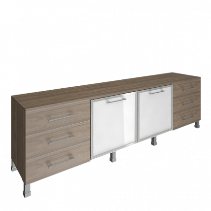 Тумба модульная четырехсекционная ЙАЛТА ЛТ-ТС 4.2Р Вяз Благородный / YALTA LT-TS 4.2R_0