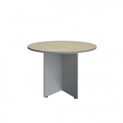 Стол переговорный Рива А.ПРГ-1 Клен/Металлик / Riva_0