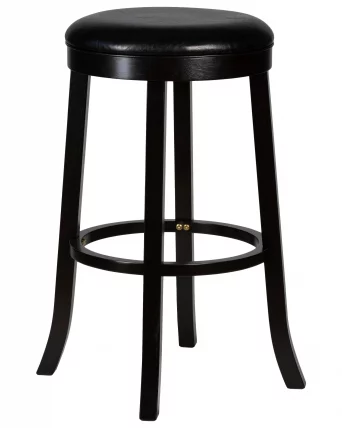 Круглый барный табурет ДОБРИН БОБ БАР Черный / DOBRIN BOB BAR_0
