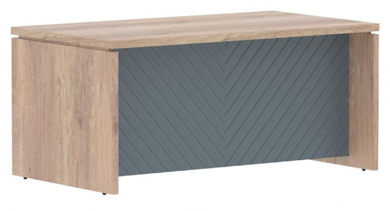 Стол руководителя Торр ЛУКС ТЛСТ 169Х Дуб Каньон Серо-голубой / Torr LUX TLST 169H_0