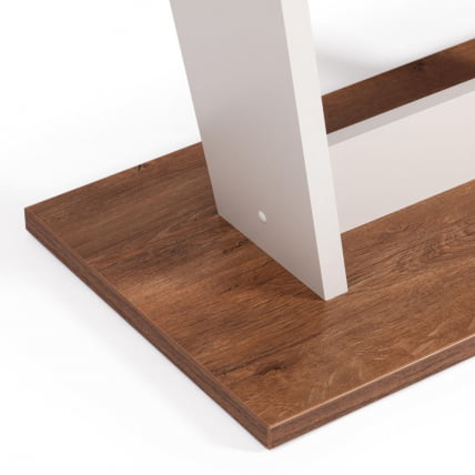 Стол обеденный ФОКС раздвижной ЛДСП, 68.6кс110-145кс75 см, Дуб Канзас/Пепел / FOX 68.6x110-145x75_8