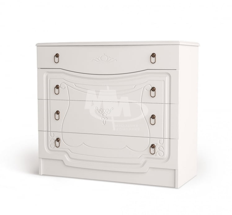 Комод Мария 01 Белый глянец_0
