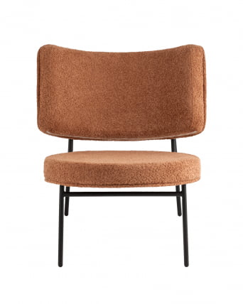 Кресло Дистриcт Лоунге букле Терракотовый / District Lounge_1