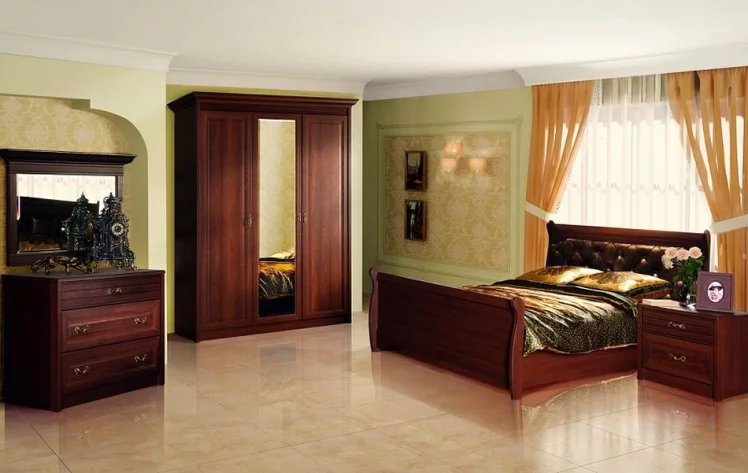 Комплект мебели для спальни Флоренция №3 Дуб Оксфорд_0