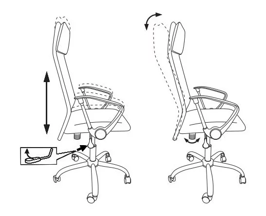 Кресло руководителя Бюрократ КБ-6Н Черный / KB-6N_5