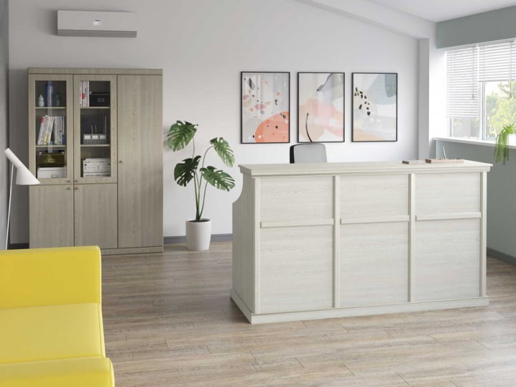 Стойка ресепшн БЕРН БРН8690103 Светлый дуб / BERN BRN8690103_1