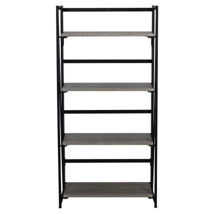 Стеллаж на металлокаркасе БРАБИКС ЛОФТ СХ-001 Дуб антик / BRABIX LOFT SH-001_3