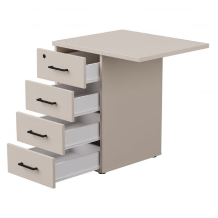 Тумба приставная с топом Еверпроф ЕВО 254Т2203 Кашемир / Everprof EVO_1