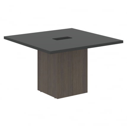 Стол для заседаний центральный ВЕЛИОН ВCCТ 1212 Яшма черный Дуб Сильвер / VELION VCCT_0