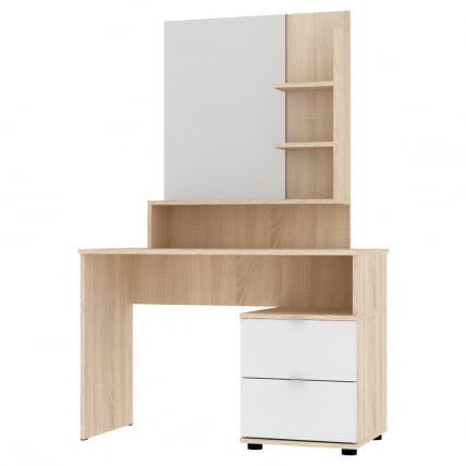 Туалетный столик Алиса(C3)1524х1001х459сторцевойручкой(ДСС-Белый) / Алиса(C3)1524х1001х459сторцевойручкой(ДСС-Белый)_0