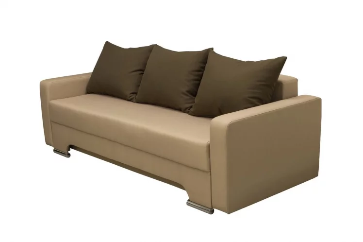 Диван Киви с подлокотниками (3 категория) Нео латтэ/Нео Шоколад / Kiwi_4