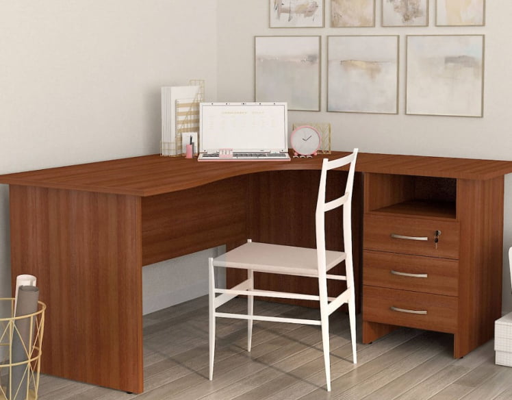 Угловой стол с тумбой Альфа 62 561_0