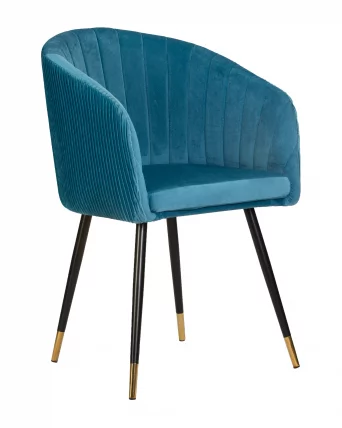 Стул обеденный ДОБРИН МАРЙ Морская волна велюр 1922-7 / DOBRIN MARY_0