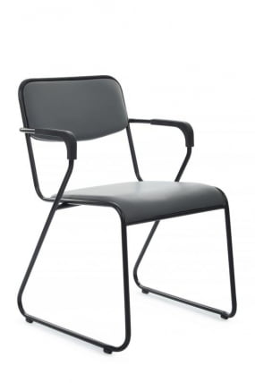 Кресло Никс Плус РCХ ОМКЛ-03Б Серый/Металл Черный / Nix Plus RCH OMKL-03B_0