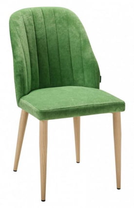 Стул Ален зеленый/нат.дуб / Alen_0