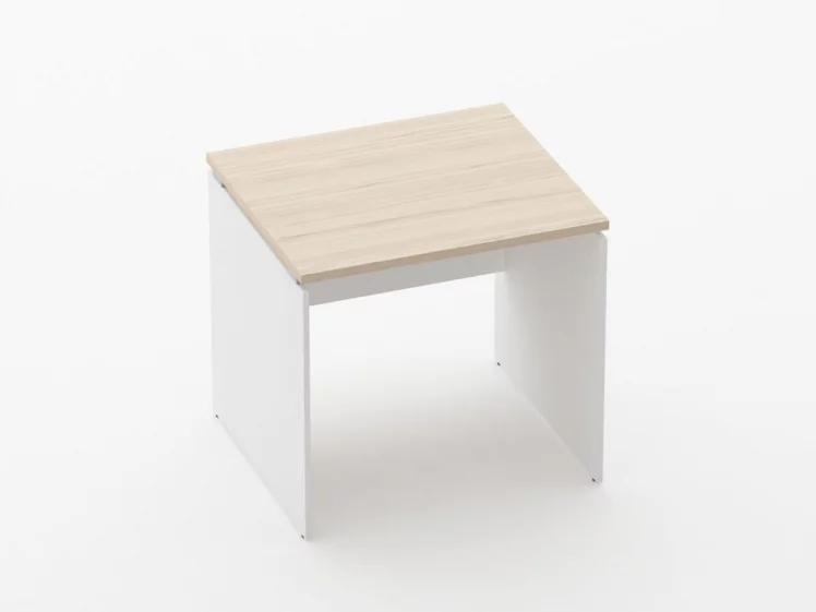 Стол прямой Дека ЛДСП каркас 75.07.08 Туя/Белый / Deka_0