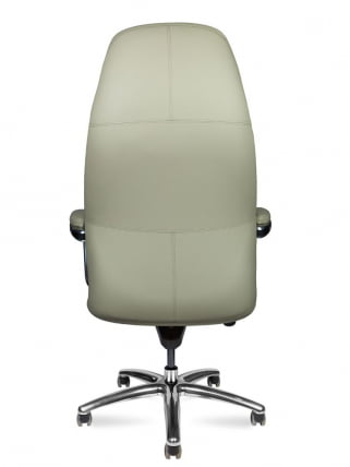 Кресло руководителя ПОРСCХЕ кожа Светло-серый / PORSCHE_4