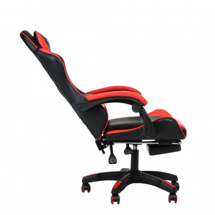 Кресло 1206 КИНГКУЕЕН цвет черный/красный с массажем 1206-блаcк-ред-масс / KINGQUEEN 1206-black-red-mass_5