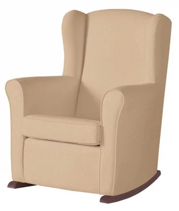 Кресло-качалка Микуна Винг/Нанни чоколате/беиге искусственная кожа / Micuna Wing/Nanny chocolate/beige_0