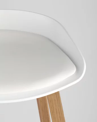 Барный стул Либра Софт с подушкой Белый / Libra Soft_8