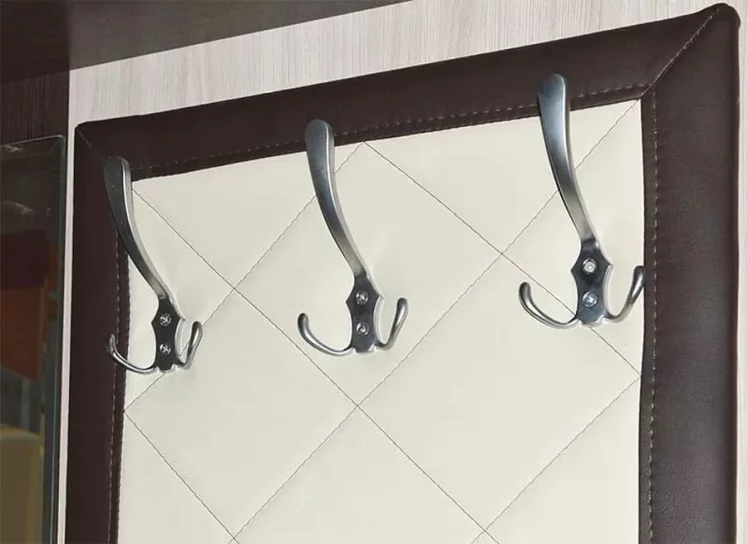 Вешало настенное Ольга 6 Ясень шимо светлый Венге_2