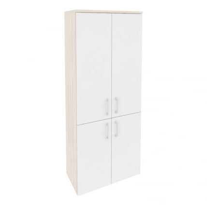 Шкаф высокий широкий ОНИКС О.СТ-1.3 Денвер Светлый/Белый / ONIX O.ST-1.3_0