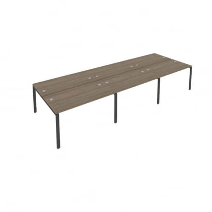 Рабочая станция на 6 раб.места Метал Сйстем Б.СМ-6.3 Вяз/Антрацит / Metal System_0