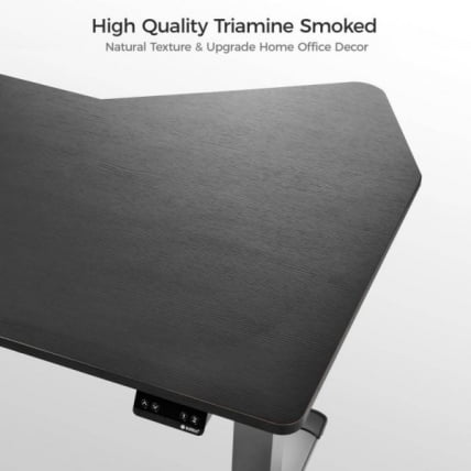 Стол компьютерный с электроприводом Еурека ЕРК-ЕДИ-ФС-МСВ (Фан шапед), черный / Eureka ERK-EDI-FS-MSW (Fan shaped),_3