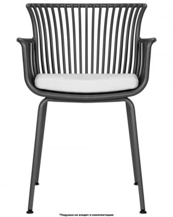 Стул обеденный ДОБРИН РОСС (темно-серый (ГР-04) без подушки) 4 шт / DOBRIN ROSS (GR-04)_9