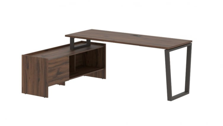 Стол с тумбой ЕДИС ЕВCТ 19614 Дуб Денвер темный Мокко / EDIS EVCT_0