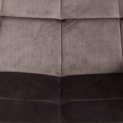 Стул АБРУЗЗО ( мод. 8060 ) металл/вельвет, 52 х 63 х 85 см, светло-серый (ХЛР 24)/черный / ABRUZZO mod. (HLR_6