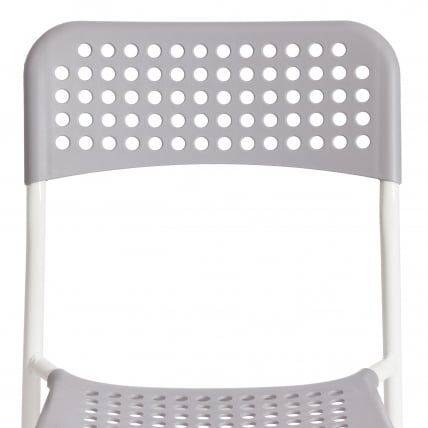 Стул АДДЕ (мод. C-049) металл/пластик, 39 х 49 х 78 см, Грей (серый) /Вхите (белый) / ADDE (mod. C-049) Grey /White_6