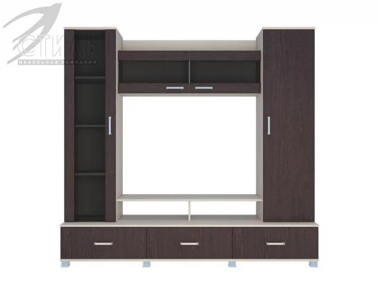 Гостиная Соло 8 Венге/Дуб молочный_1