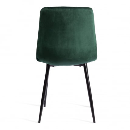 Стул CХИЛЛЙ (мод. ДЖСC-220) Велюр/металл , 44,5х52,5х88 см, дэрк греен (темно-зеленый) ХЛР57 / черный / CHILLY (mod. JSC-220) dark green HLR57_3