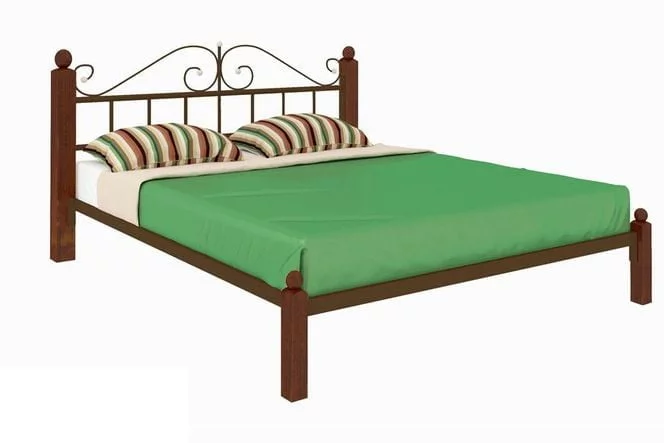 Кровать Диана Лукс 1800х2000 Коричневая / Lux_0