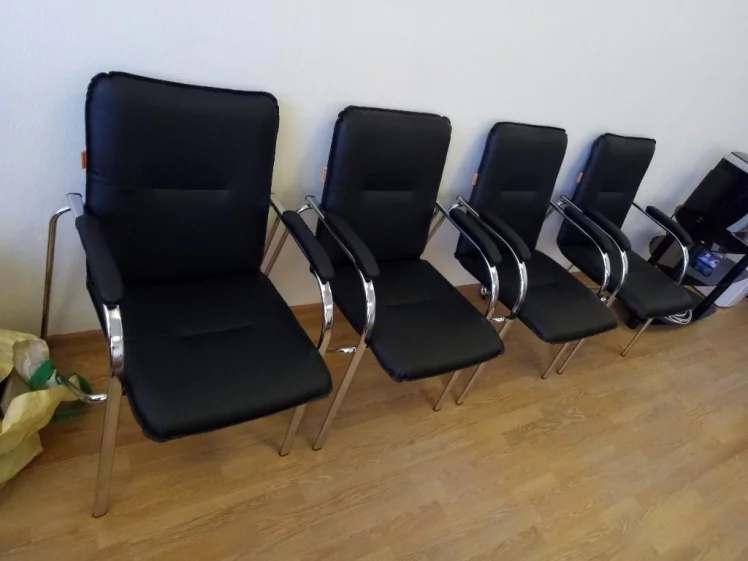 Кресло посетителя CХАИРМАН 850 Терра 118 черный / CHAIRMAN Terra_14