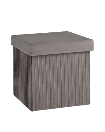 Пуф складной с ящиком Сторе Скуаре Антрацитовый / Store Square_0