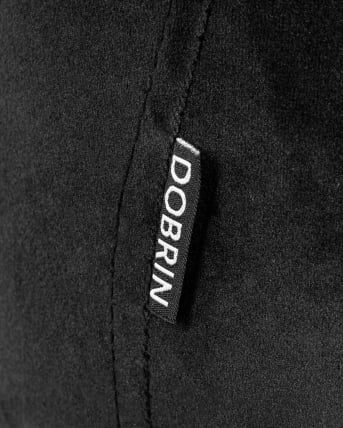 Стул полубарный ДОБРИН CХРИСТИАН 65 черный велюр В108-77 / DOBRIN CHRISTIAN V108-77_7