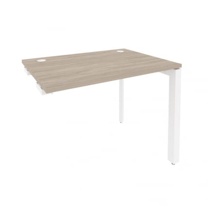 Стол-приставка на П-образном м/к к опорным элементам ОНИКС О.МП-СПР-1.7 Дуб Аттик/Белый / ONIX O.MP-SPR-1.7_0