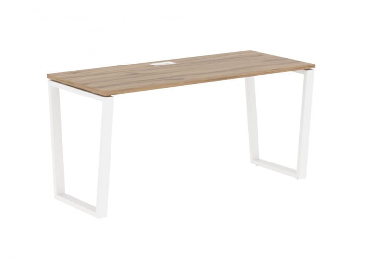 Стол письменный ЕДИС ЕВСТ 1567 Дуб Денвер светлый Белый / EDIS EVST_0
