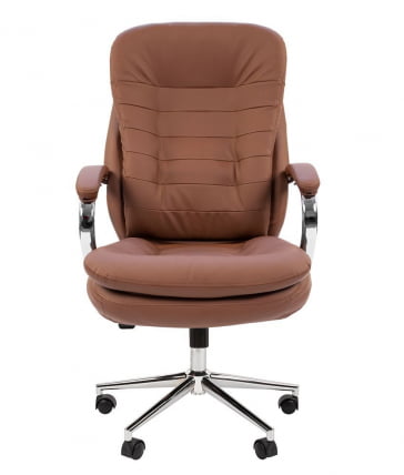 Кресло руководителя CХАИРМАН 795 кожа Коричневый / CHAIRMAN_1