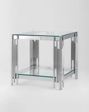 Журнальный столик ГЭТСБИ 55кс55 Серебро / 55x55_1