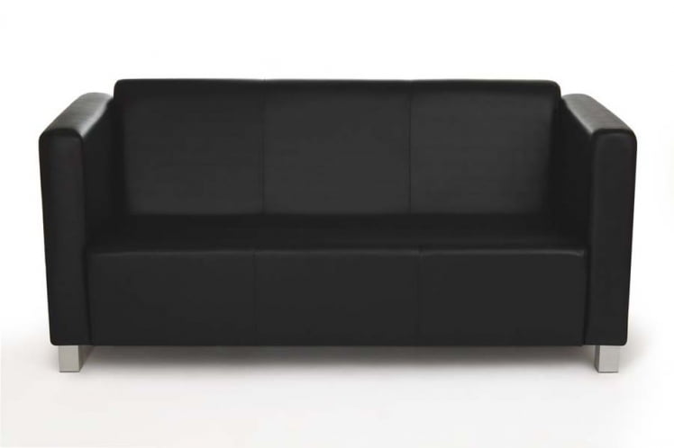 Диван трехместный Милано Комфорт Д3 Домус Блэк (черный) Категория 2_0
