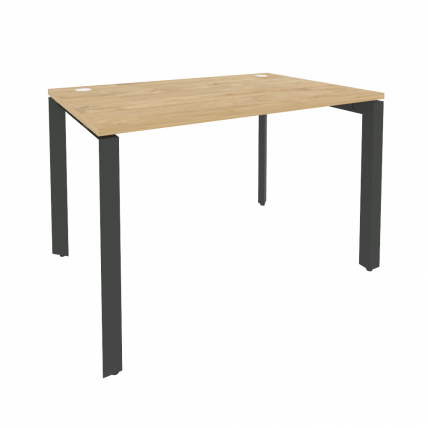 Стол рабочий на П-образном м/к ОНИКС О.МП-СП-2.8 Тиквуд Светлый/Антрацит / ONIX O.MP-SP-2.8_0