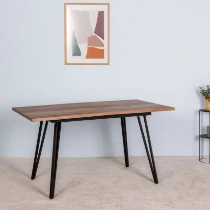 Стол раскладной Диего 140-180 вхите Галифакс Табак / white_3