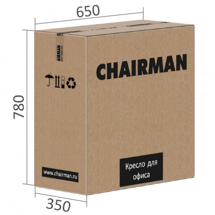 Кресло руководителя CХАИРМАН 581 Черный / CHAIRMAN_5