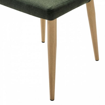 Стул Ален темно-зеленый/нат.дуб / Alen_1