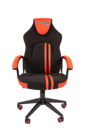 Кресло геймерское CХАИРМАН ДРАЙВ (ГАМЕ) 26 Черный-красный / CHAIRMAN (GAME)_1